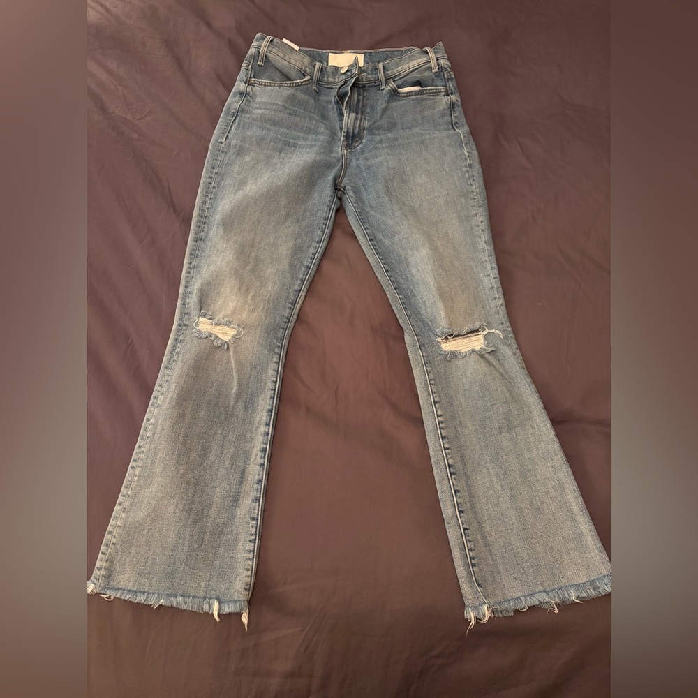 Mother Jeans - The Hustler Ankle Fray